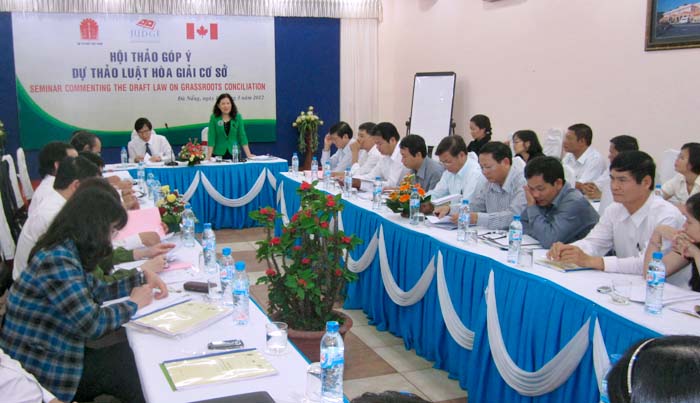 Bộ Tư pháp tổ chức Hội thảo góp ý dự án Luật Hòa giải cơ sở tại Đà Nẵng