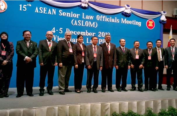 Đoàn đại biểu Việt Nam tham dự Hội nghị quan chức pháp luật cao cấp ASEAN lần thứ 15 (ASLOM 15)