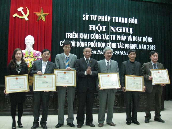 Sở Tư pháp Thanh Hóa: Tổ chức Hội nghị triển khai công tác Tư pháp năm 2013