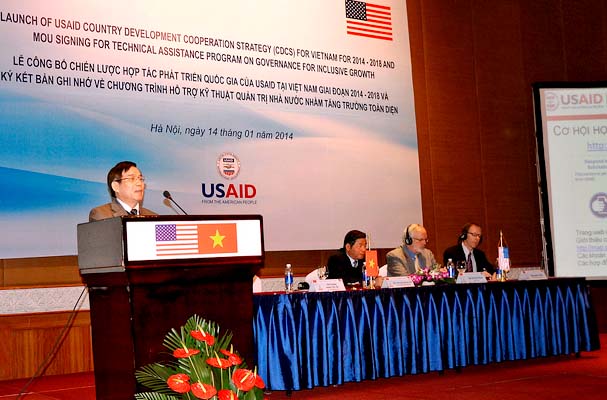 Lễ ký kết Bản Ghi nhớ giữa Bộ Tư pháp và USAID về Dự án Quản trị Nhà nước nhằm Tăng trưởng toàn diện