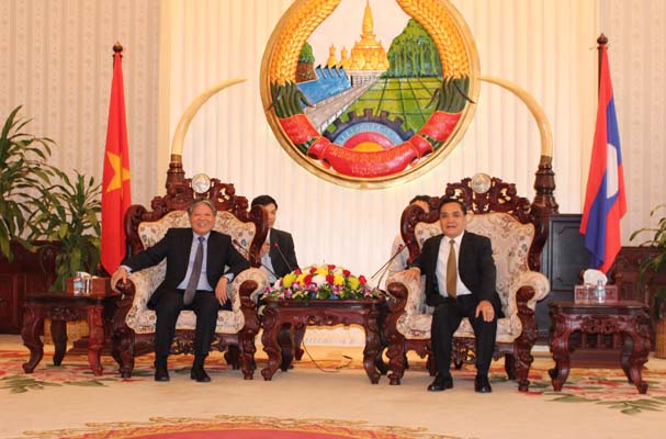 Bộ trưởng Tư pháp Hà Hùng Cường thăm và làm việc tại CHDCND Lào: Thành tựu hợp tác tư pháp góp phần quan trọng củng cố quan hệ hữu nghị truyền thống, đoàn kết đặc biệt và hợp tác toàn diện Việt Nam - Lào
