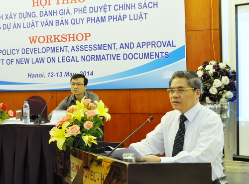 Quy trình xây dựng, đánh giá, phê duyệt chính sách trong dự án Luật Văn bản quy phạm pháp luật