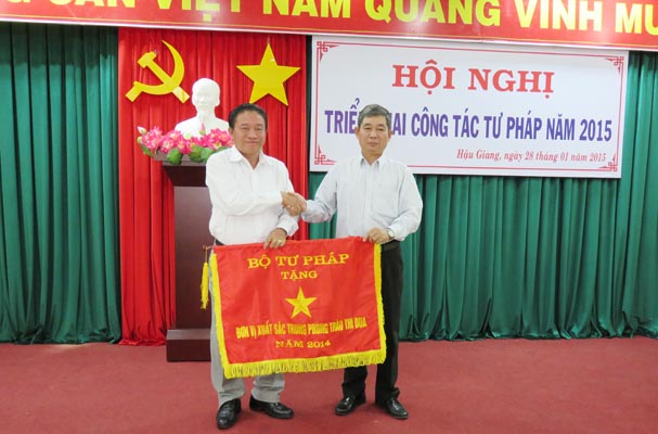 Sở Tư pháp tỉnh Hậu Giang triển khai công tác tư pháp năm 2015