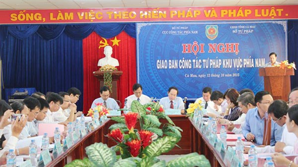 Giao ban công tác tư pháp: “cầu nối hiệu quả” giữa các Sở Tư pháp với các đơn vị thuộc Bộ 