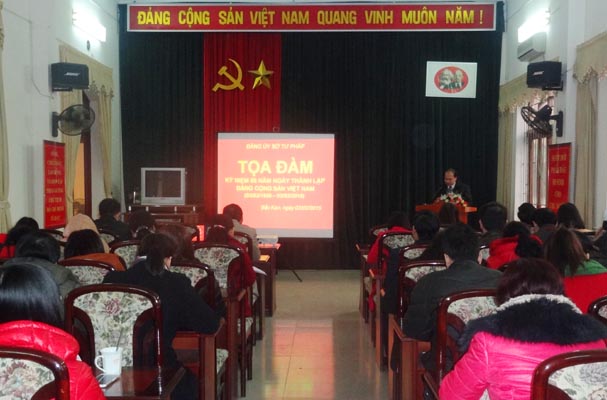 Đảng ủy Sở Tư pháp Bắc Kạn tổ chức kỷ niệm 85 năm ngày thành lập Đảng Cộng sản Việt Nam 