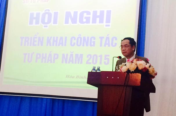 Sở Tư pháp tỉnh Hòa Bình: Triển khai nhiệm vụ công tác năm 2015