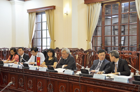 Tổng cục Thi hành án dân sự làm việc với Hội đồng Thừa Phát lại quốc gia Cộng hòa Pháp