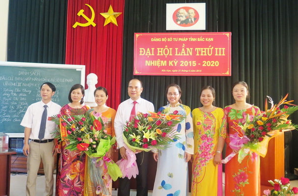 Đảng bộ Sở Tư pháp tỉnh Bắc Kạn tổ chức Đại hội lần thứ III, nhiệm kỳ 2015 - 2020