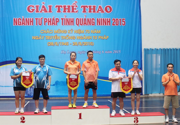 Quảng Ninh: Giải thể thao chào mừng 70 năm truyền thống ngành Tư pháp
