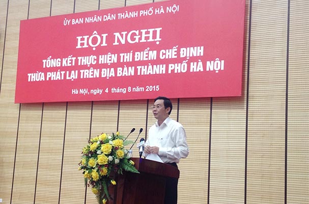 Thí điểm chế định thừa phát lại trên địa bàn Hà Nội: Trao thêm cho dân công cụ pháp lý 