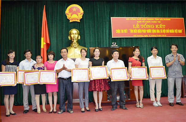 Hải Dương: Tổng kết Cuộc thi viết “Tìm hiểu Hiến pháp nước Cộng hòa xã hội chủ nghĩa Việt Nam”