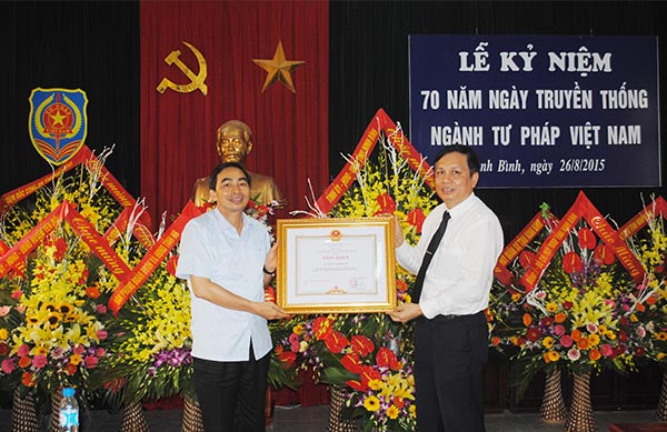 Ninh Bình: Kỷ niệm 70 năm ngày truyền thống ngành Tư pháp Việt Nam