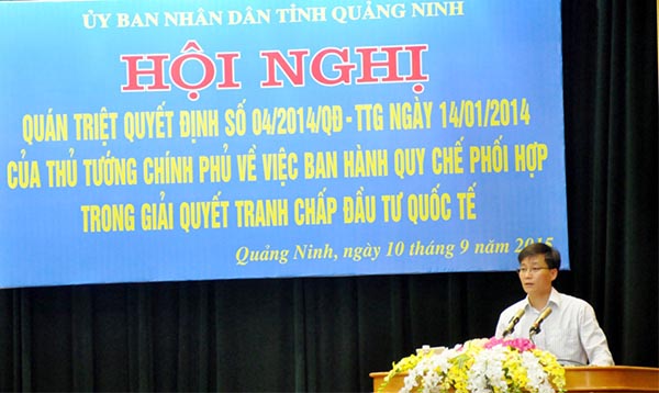 Tăng cường phối hợp trong giải quyết tranh chấp đầu tư quốc tế