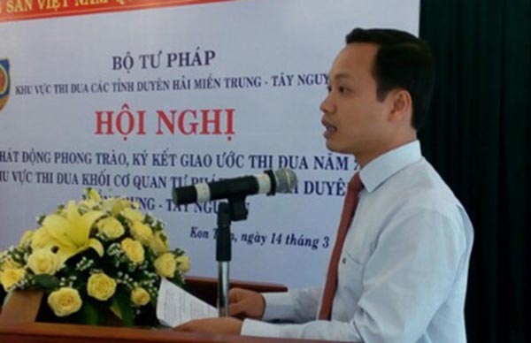 Ký kết giao ước thi đua khối cơ quan tư pháp các tỉnh Duyên hải miền Trung - Tây Nguyên