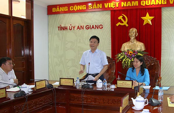 Bộ trưởng Lê Thành Long làm việc tại An Giang: Công tác tư pháp có nhiều đóng góp nổi bật