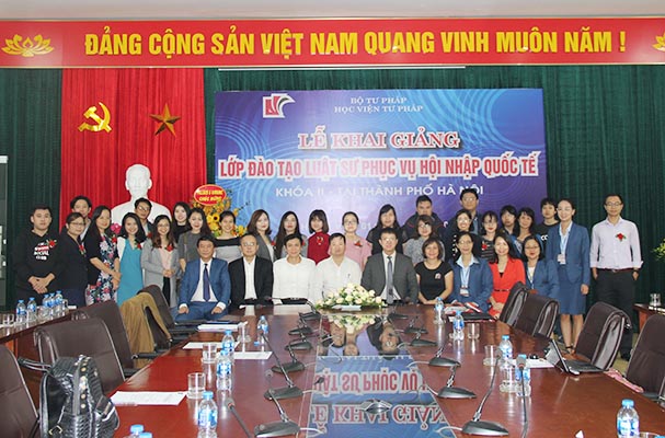 Học viện Tư pháp: Khai giảng Lớp đào tạo luật sư phục vụ hội nhập quốc tế khóa II