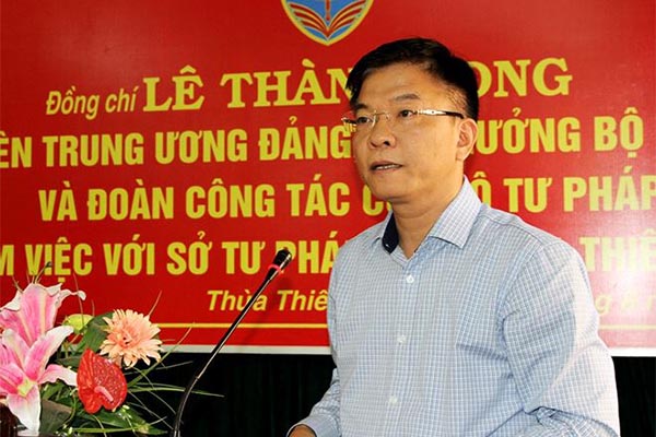 Bộ trưởng Lê Thành Long đánh giá cao kết quả công tác của Tư pháp Thừa Thiên Huế
