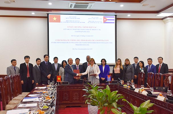 Bộ Tư pháp Việt Nam – Cuba: Tăng cường quan hệ hợp tác trong lĩnh vực pháp luật và tư pháp