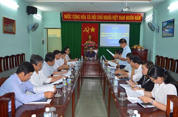 Bình Định: Họp giao ban công tác tư pháp tháng 02 và triển khai công tác tư pháp tháng 3/2019