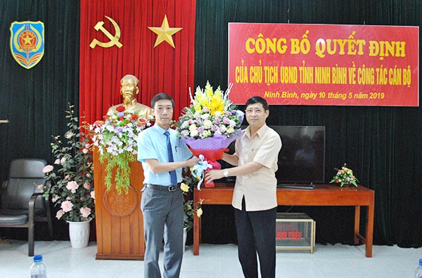 Công bố Quyết định bổ nhiệm Phó Giám đốc Sở Tư pháp tỉnh Ninh Bình