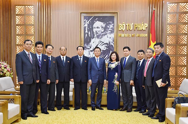 Phát triển hợp tác về pháp luật và tư pháp giữa Việt Nam và Triều Tiên