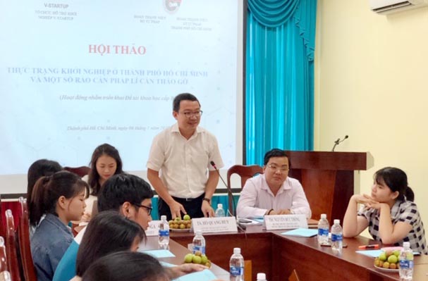 Hội thảo “Thực trạng khởi nghiệp ở Thành phố Hồ Chí Minh và một số rào cản pháp lý cần tháo gỡ”