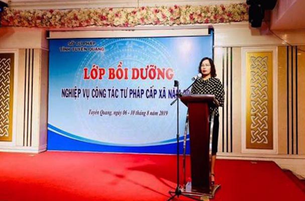 Tuyên Quang: Bồi dưỡng nghiệp vụ công tác tư pháp cấp xã năm 2019