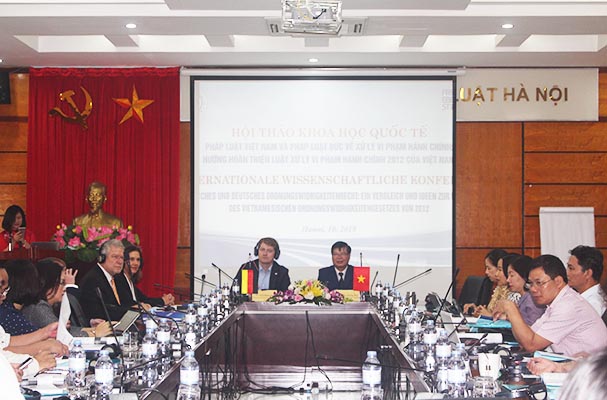 Hội thảo khoa học về hoàn thiện Luật xử lý Vi phạm hành chính 2012 ở Việt Nam