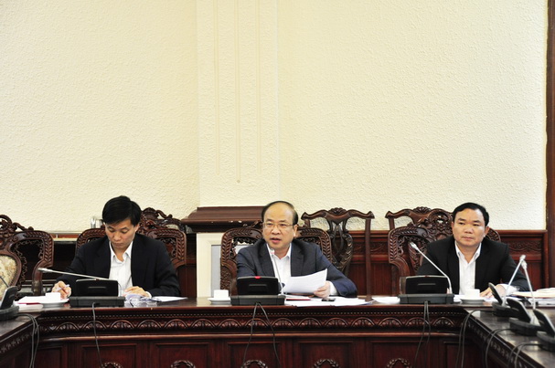 Phiên họp Ban Thường vụ Đảng ủy Bộ Tư pháp tháng 1/2016