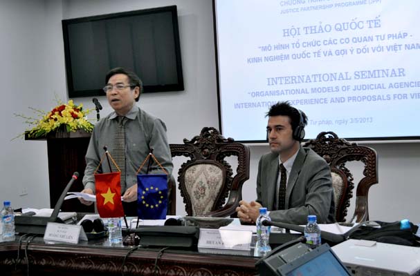 Seminar on organisational models of judicial agencies- international experience and proposals for Vietnam