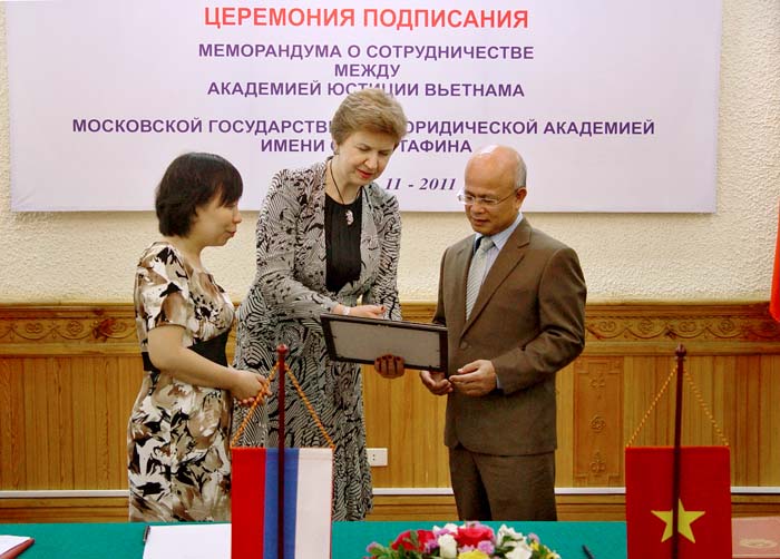 Legal training cooperation between Vietnam and Russia