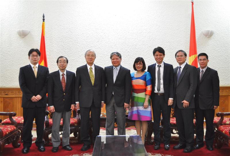 Justice Minister met with Professor Morishima