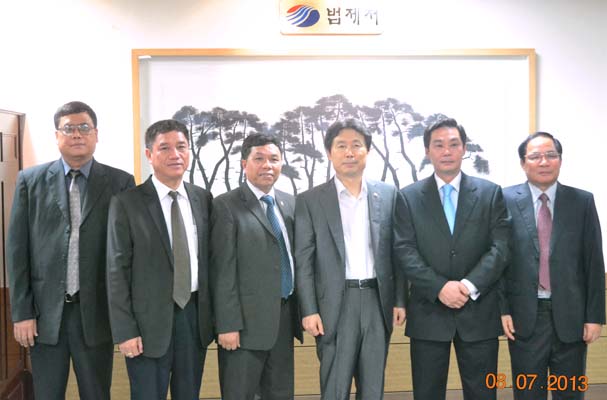 The Justice Ministry’s delegation work with the South Korean Ministry of Government Legislation 
