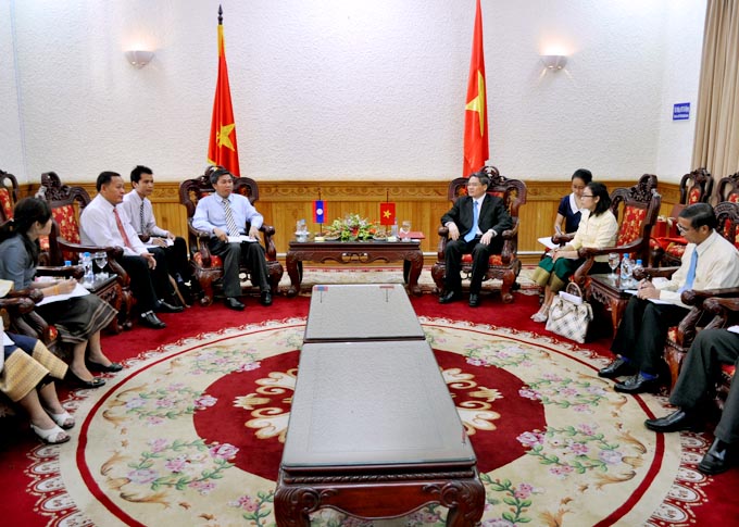 Lao Ministry of Justice’s delegation visited MOJ