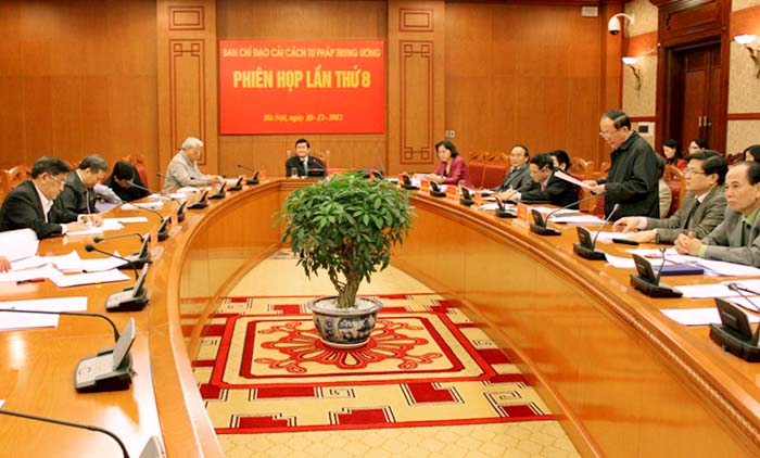 The eighth meeting of the Central Steering Committee for Judicial reform
