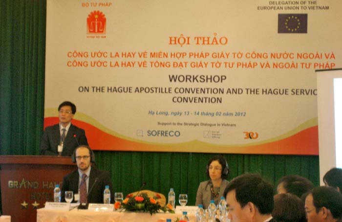 Workshop on the Hague apostille convention and the Hague service convention