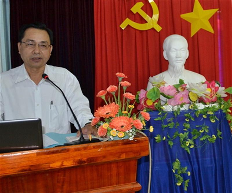 Party Commission of Ca Mau provincial Department of Justice organized academic conference to thoroughly grasp Fifth Resolution of the Central Executive Committee (session XI)
