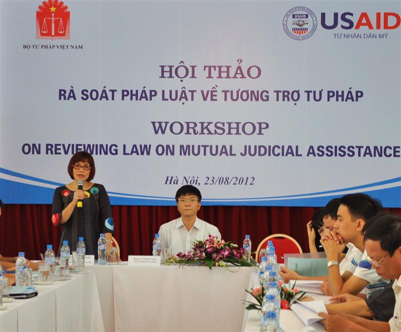 Workshop reviewing laws on mutual judicial assistance