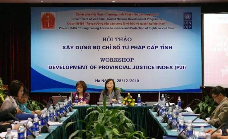 Workshop on development of provincial justice index to be held in Hanoi