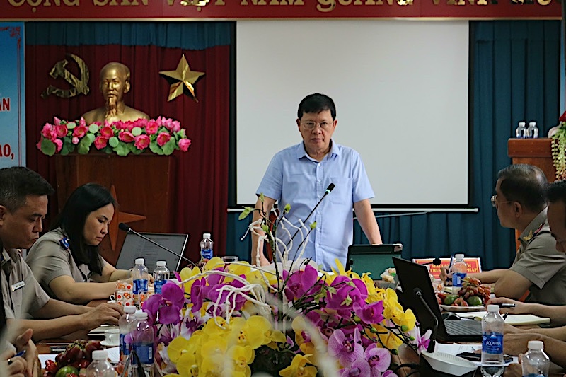 Thứ trưởng Mai Lương Khôi làm việc với Phòng Thi hành án dân sự khu vực 1 tỉnh Đồng Nai