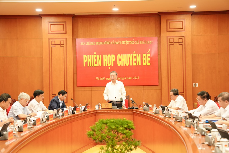 Tổng Bí thư Tô Lâm:Những ‘điểm nghẽn’ về thể chế, pháp luật đã phát hiện phải được xử lý ngay, triệt để
