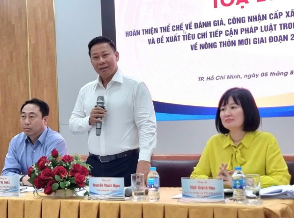 Bộ Tư pháp tổ chức Hội thảo góp ý tiêu chí quốc gia về nông thôn mới