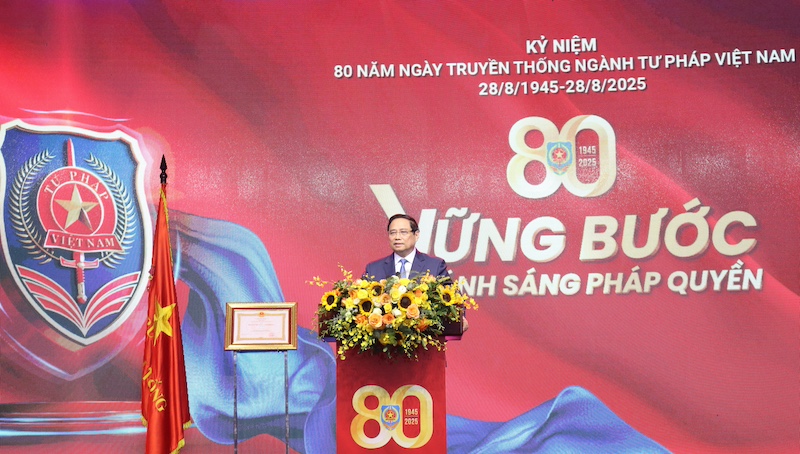 Thủ tướng: Ngành Tư pháp luôn đồng hành và đóng góp quan trọng cho đất nước