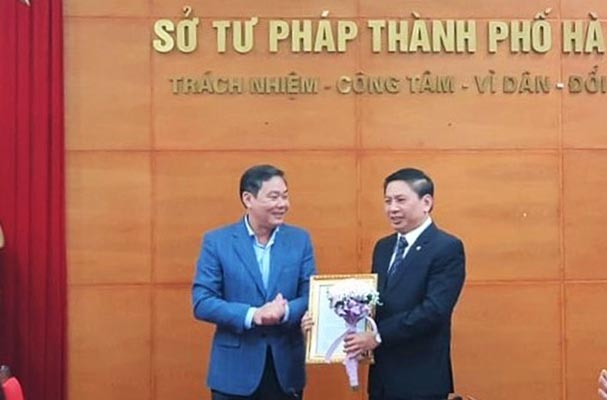 Sở Tư pháp Hà Nội có tân Phó Giám đốc