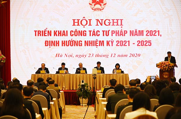 Bộ Tư pháp tổ chức Hội nghị triển khai công tác tư pháp năm 2021
