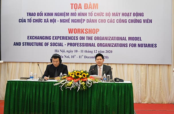Tọa đàm trực tuyến giữa Hiệp hội Công chứng viên Việt Nam và Hiệp hội các Phòng công chứng CHLB Đức