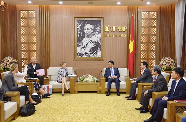Củng cố và tăng cường quan hệ hợp tác pháp luật và tư pháp giữa Việt Nam và CHLB Đức