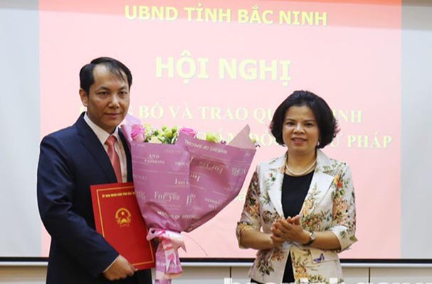 Sở Tư pháp Bắc Ninh có Phó Giám đốc mới