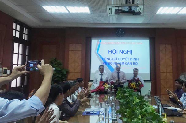 Công bố Quyết định bổ nhiệm Phó Giám đốc Sở Tư pháp tỉnh Quảng Nam