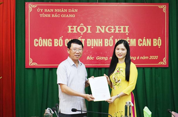 Bắc Giang: Công bố quyết định bổ nhiệm Phó Giám đốc Sở Tư pháp